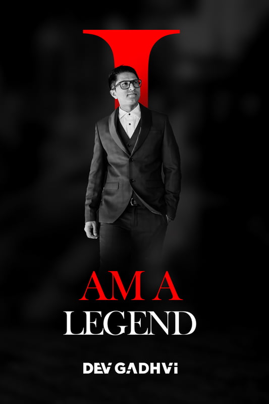 I am a Legend Poster -A4 Size I am a Legend Poster -A4 Size