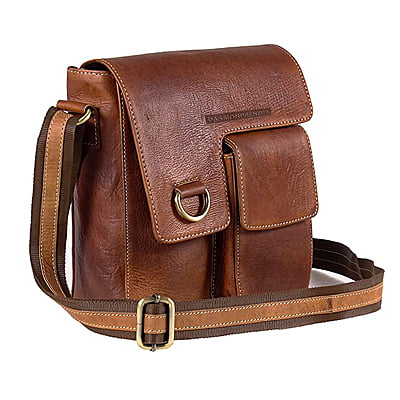 Sling Bag -Brown - leather